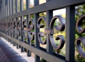 wrought iron fence installation st charles mo